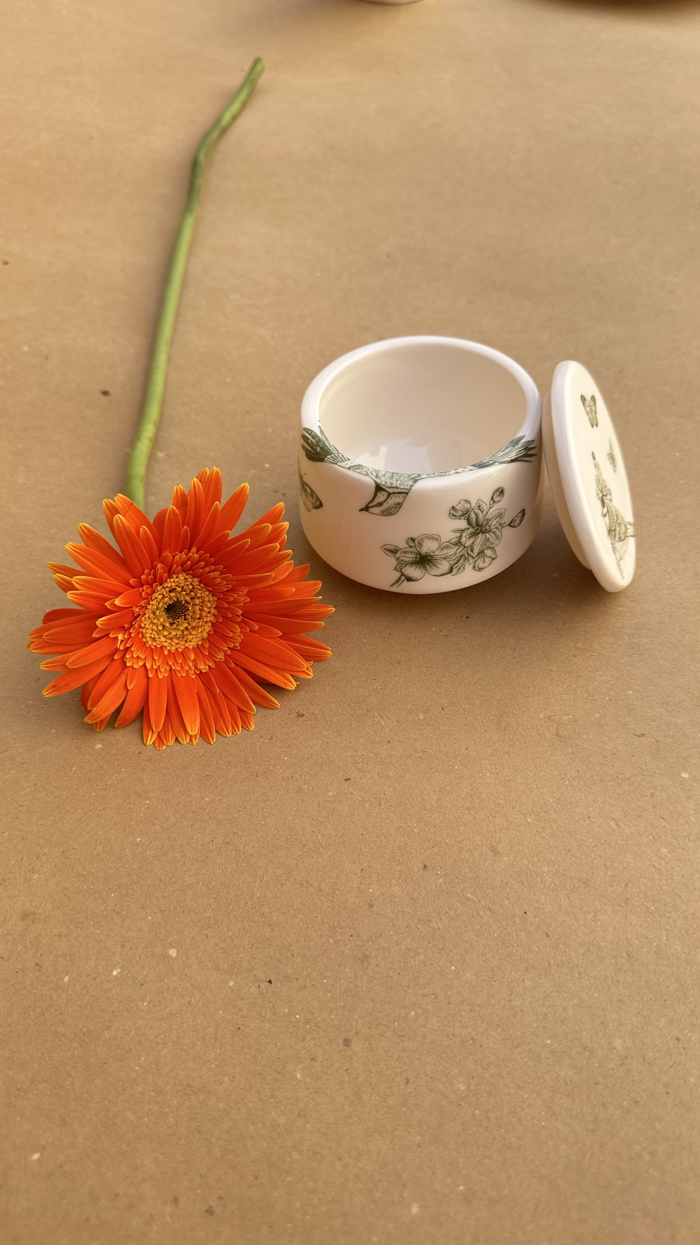 ست فنجان و قندان سرامیکی