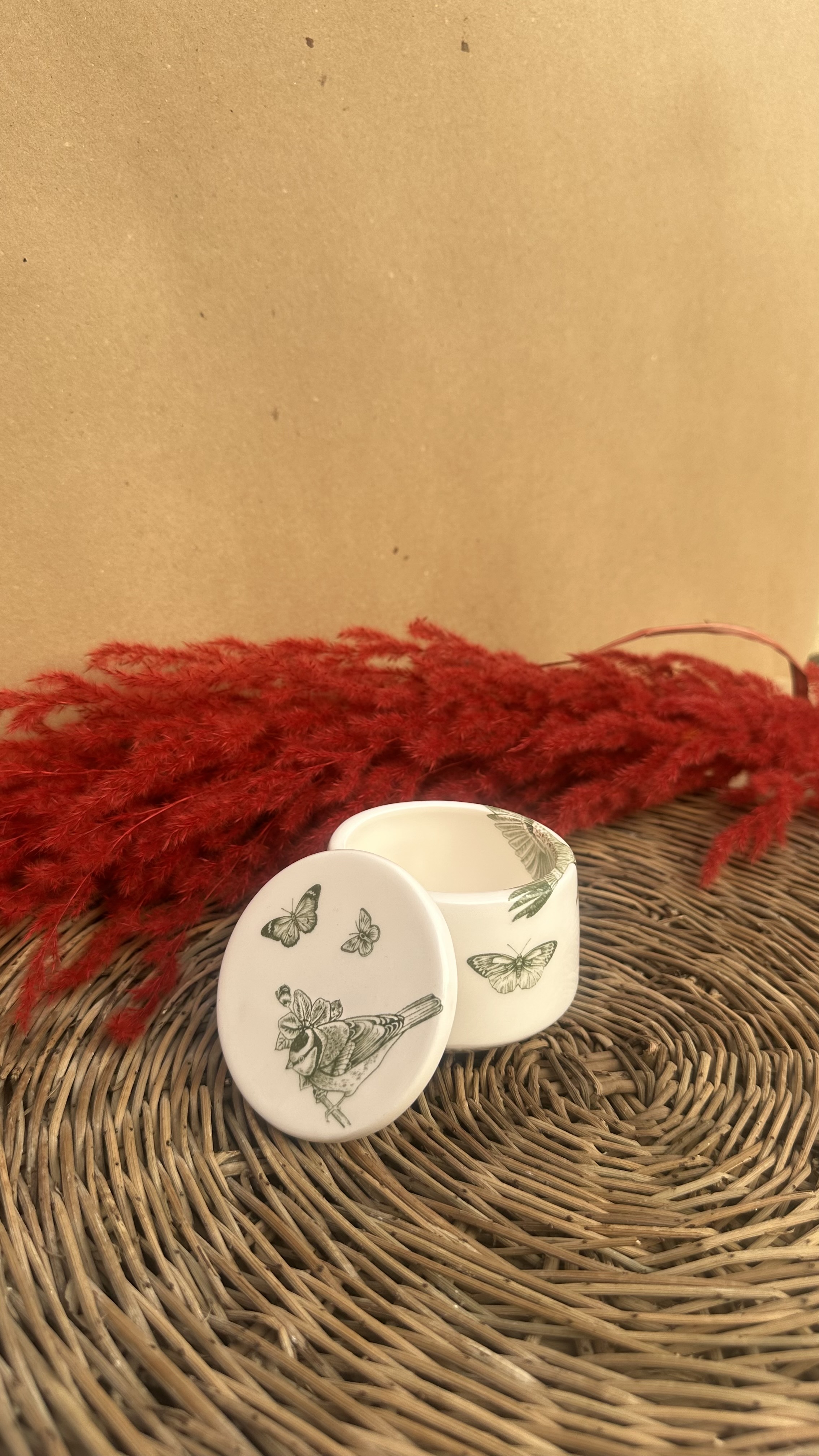 ست فنجان و قندان سرامیکی