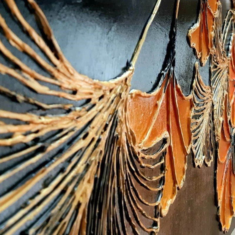 تابلو برجسته درخت شکوفه مدرن جذاب دکوراتیو خاص زیبا بوم نقاشی